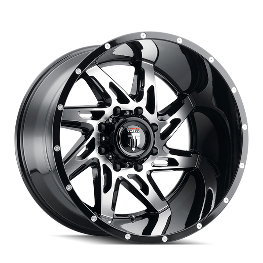 AMERICAN TRUXX SPYDER GLOSS BLACK MACHINED