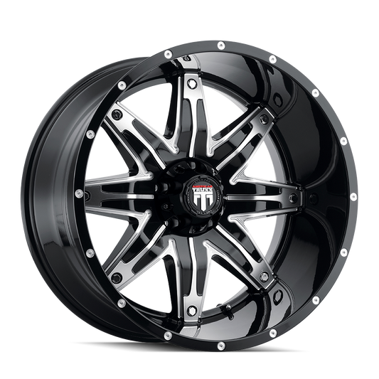 AMERICAN TRUXX LONESTAR GLOSS BLACK MACHINED