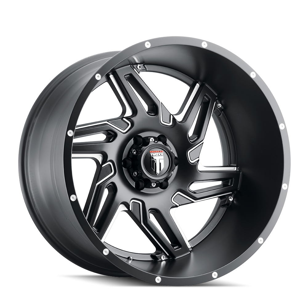 AMERICAN TRUXX SPURS SATIN BLACK MILLED