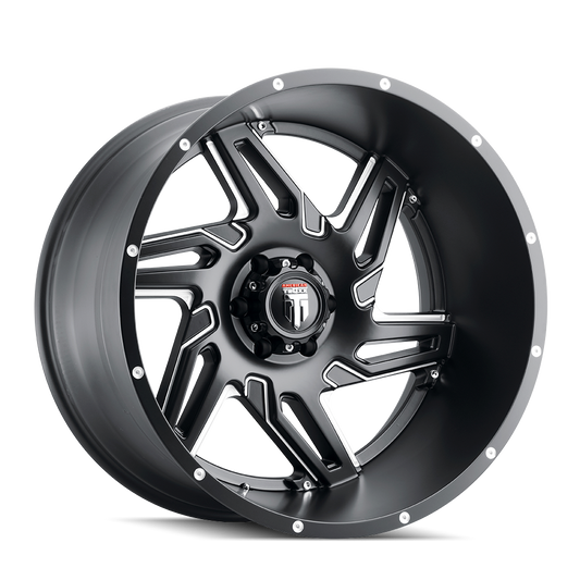AMERICAN TRUXX SPURS SATIN BLACK MILLED