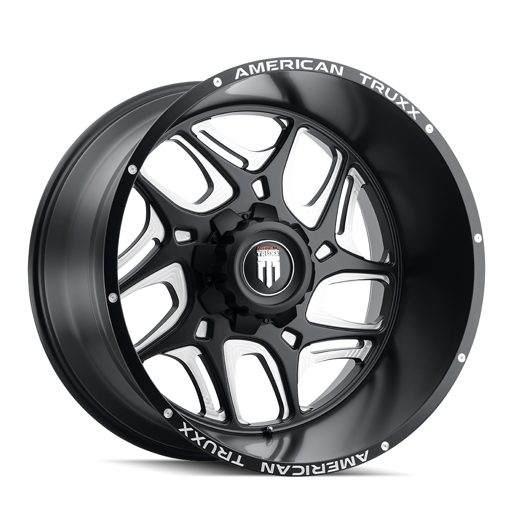 AMERICAN TRUXX SWEEP SATIN BLACK MILLED