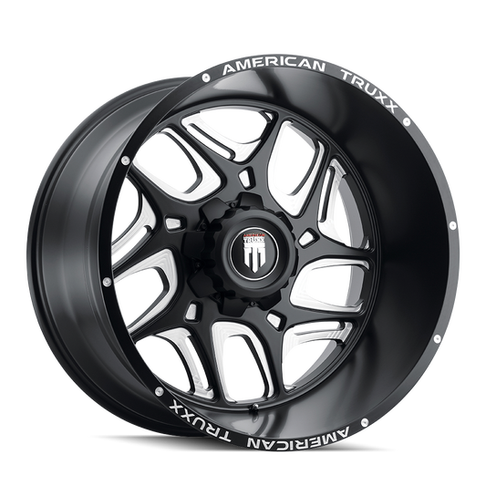 AMERICAN TRUXX SWEEP SATIN BLACK MILLED