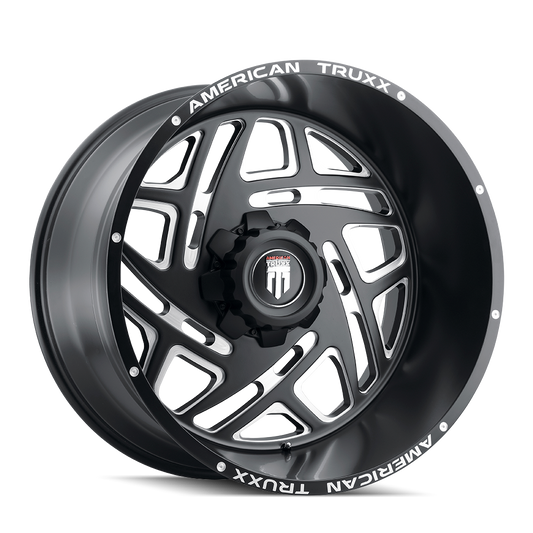 AMERICAN TRUXX COSMOS SATIN BLACK MILLED