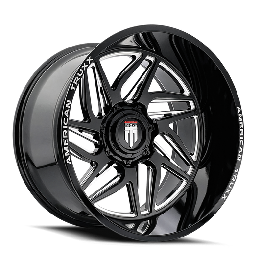 AMERICAN TRUXX GOLIATH GLOSS BLACK MILLED