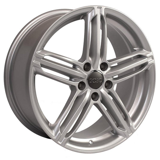 OE WHEELS AU12 18x8 5X112 35 SILVER