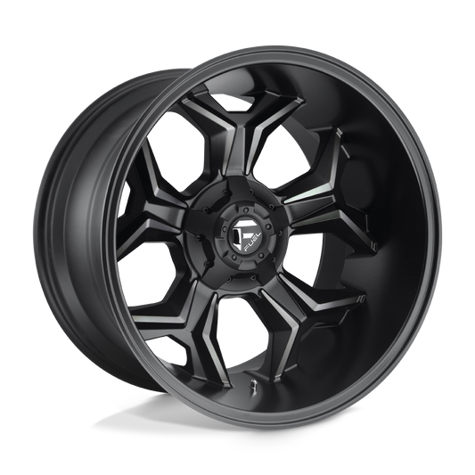 Fuel D605 AVENGER MATTE BLACK DOUBLE DARK TINT