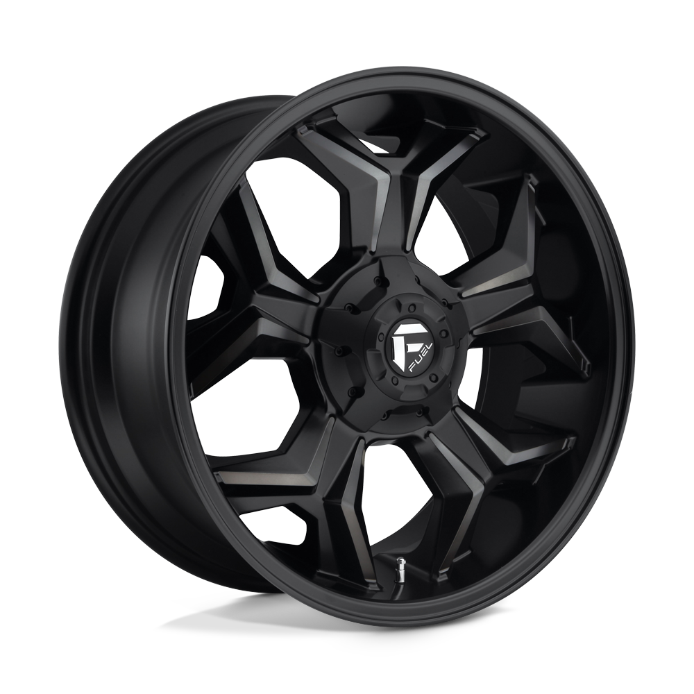 Fuel D605 AVENGER MATTE BLACK DOUBLE DARK TINT