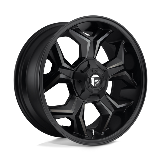 Fuel D605 AVENGER MATTE BLACK DOUBLE DARK TINT