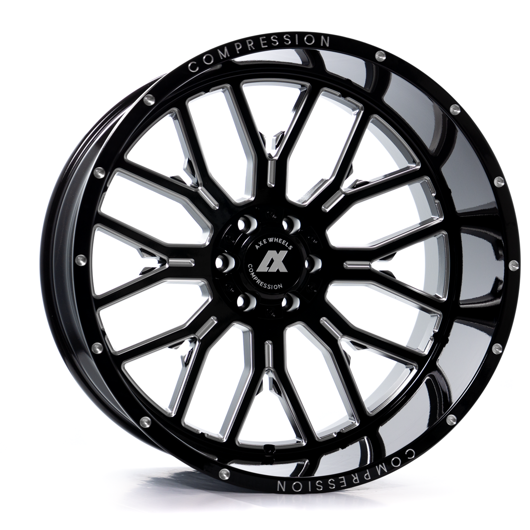 Axe AX6.0 Custom Wheel Gloss Black Milled