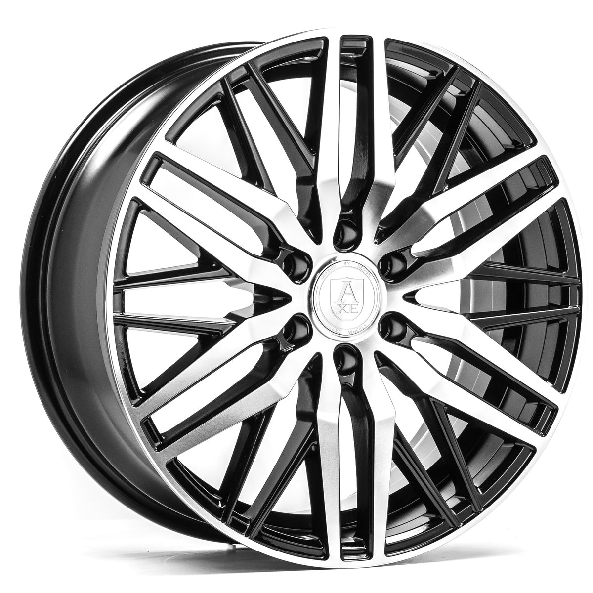 Axe EX30 Sprinter Custom Wheel Black and Polished Face
