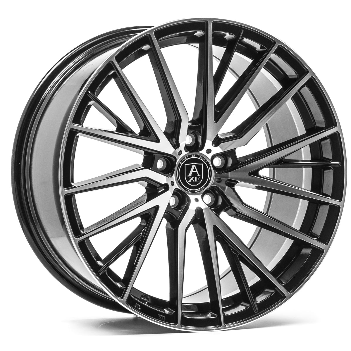 Axe EX40 Custom Wheel Black and Polished Face