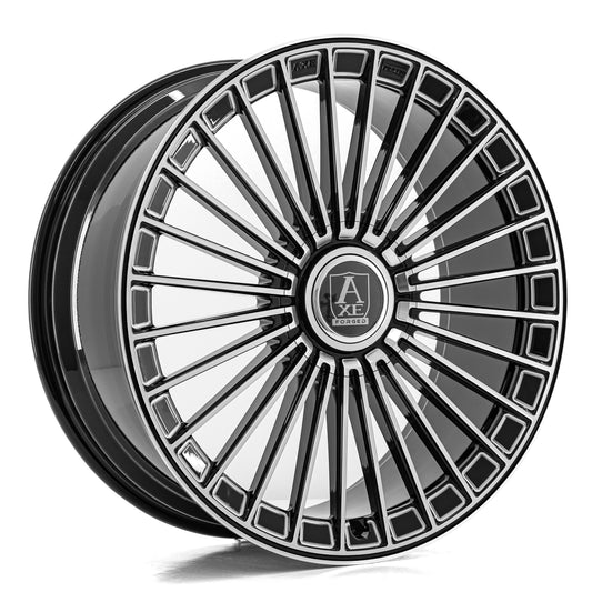 Axe FF4-Forged Custom Wheel Black and Polished Face