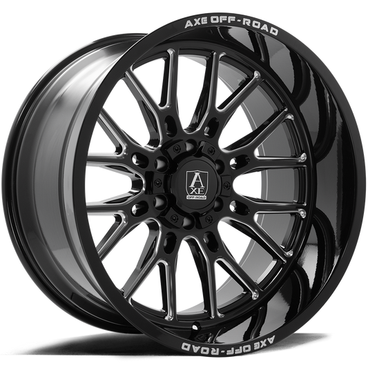 Axe ATLAS Custom Wheel Gloss Black Milled