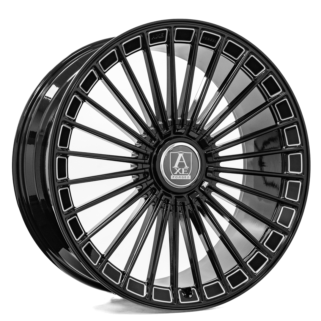 Axe FF4-Forged Custom Wheel Gloss Black Milled