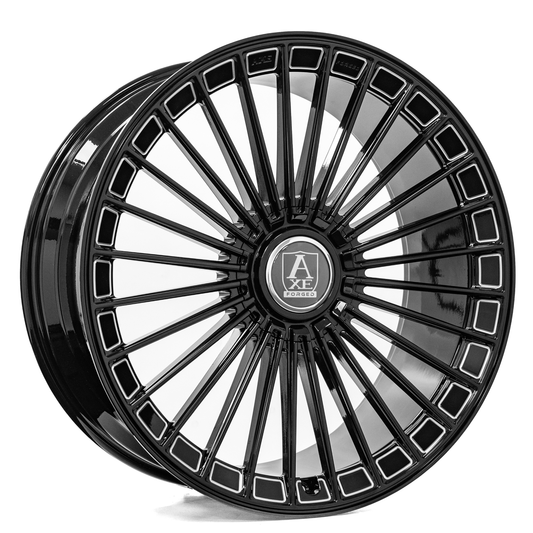 Axe FF4-Forged Custom Wheel Gloss Black Milled