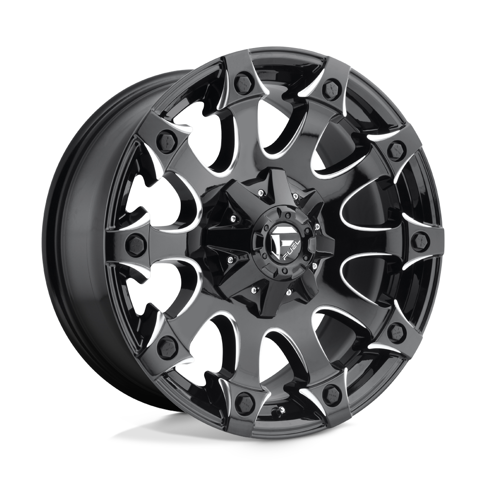 Fuel D578 BATTLE AXE GLOSS BLACK MILLED