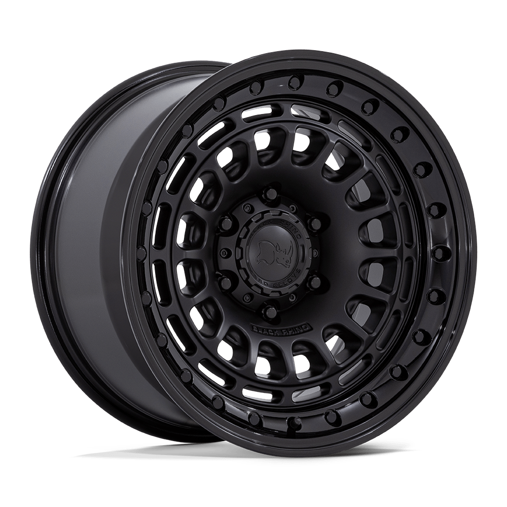 Black Rhino Hard Alloys BR014 SAHARA MATTE BLACK W/ GLOSS BLACK LIP