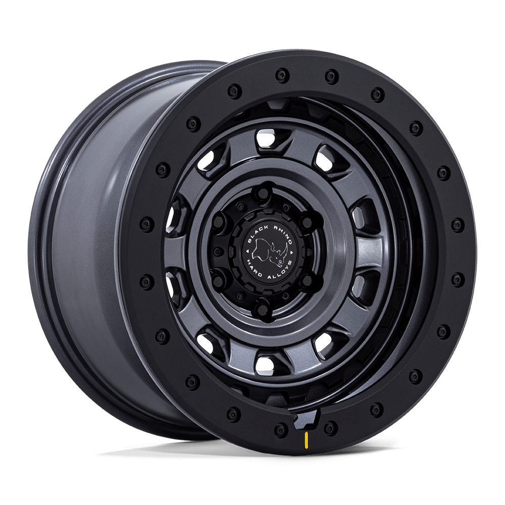 Black Rhino Hard Alloys BR023 XPLORER MATTE GUNMETAL W/ MATTE BLACK LIP