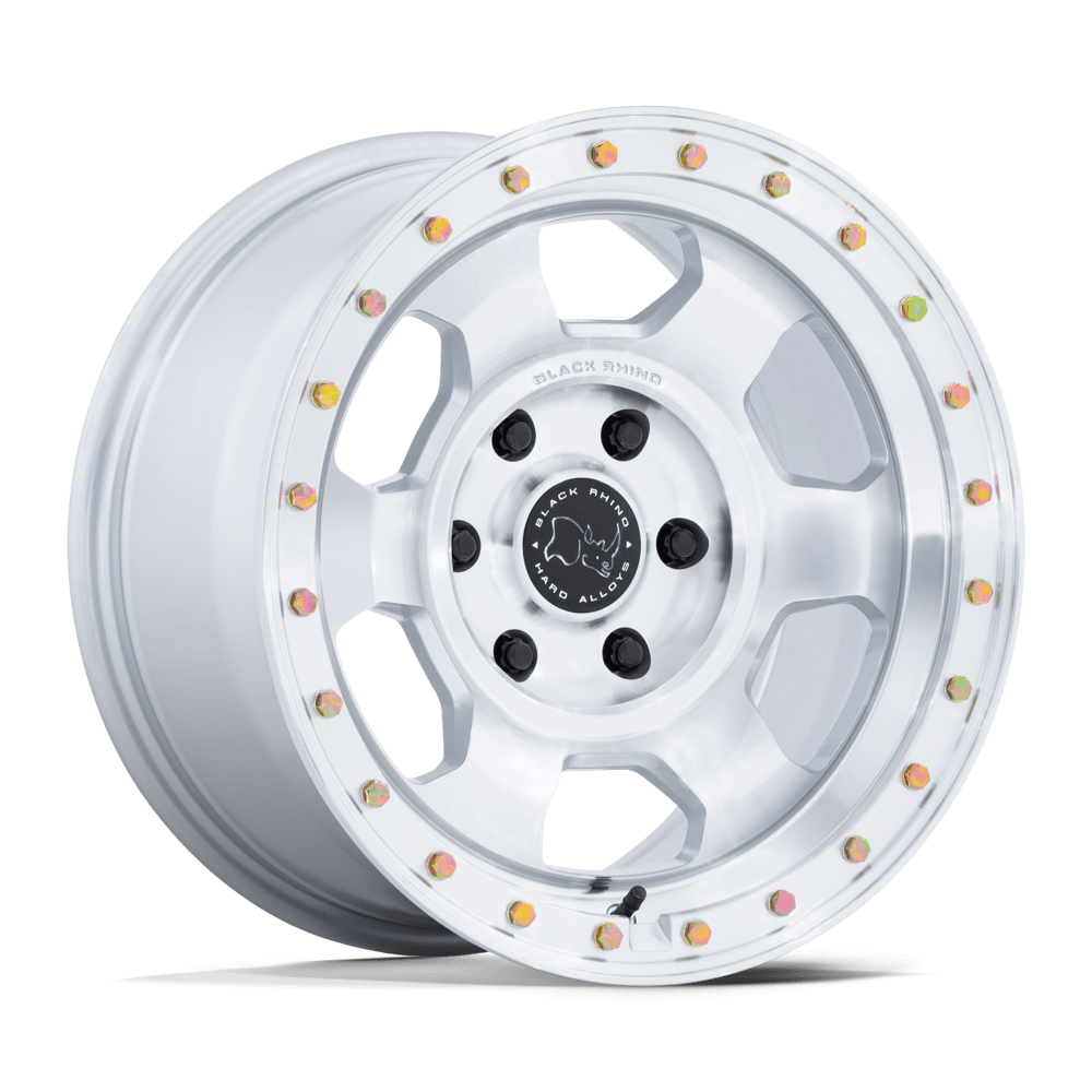 Black Rhino Hard Alloys BR029 TROOPER GLOSS SILVER W/ MACHINED FACE