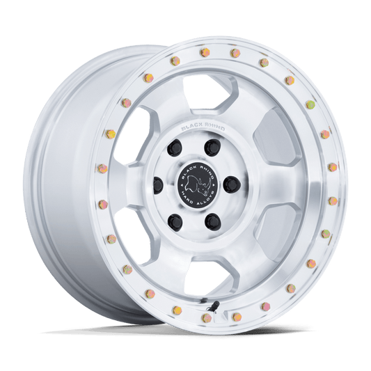 Black Rhino Hard Alloys BR029 TROOPER GLOSS SILVER W/ MACHINED FACE