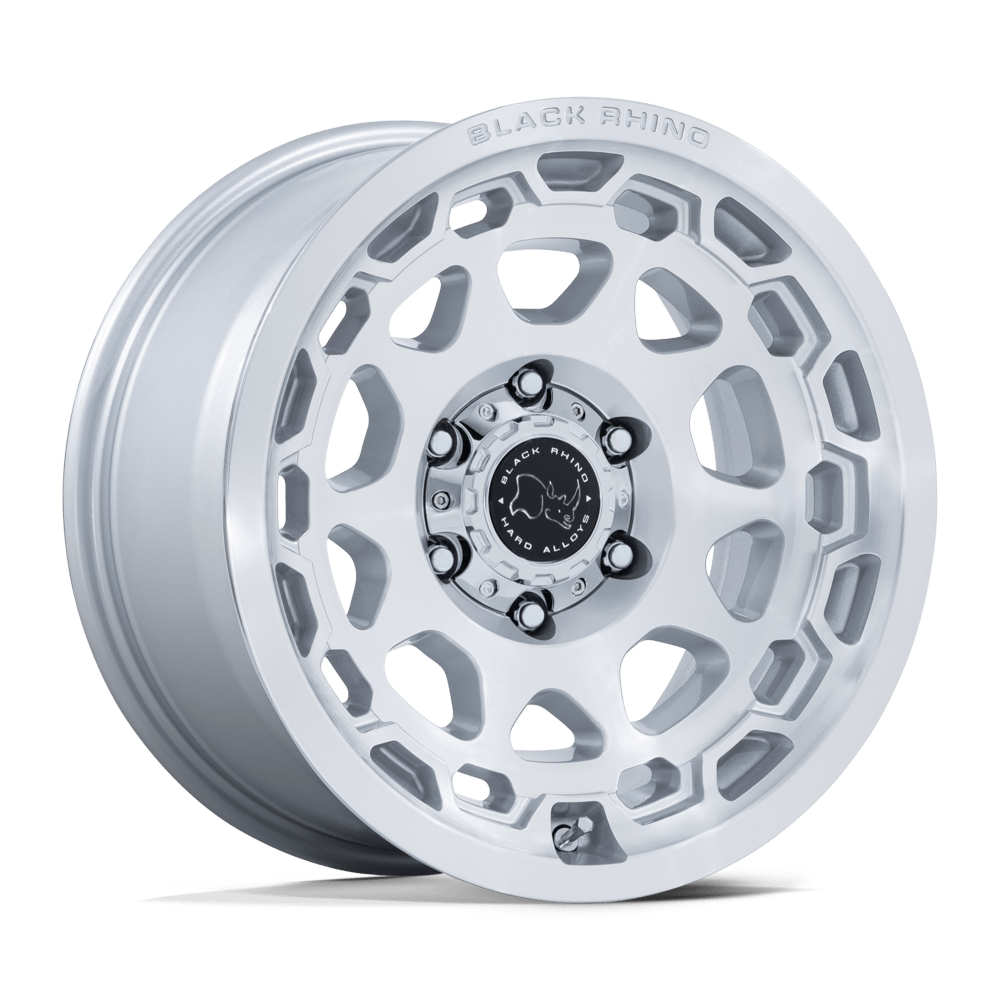 Black Rhino Hard Alloys BR026 CONGO GLOSS SILVER W/ MACHINED FACE