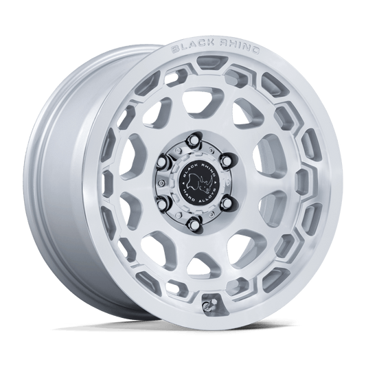 Black Rhino Hard Alloys BR026 CONGO GLOSS SILVER W/ MACHINED FACE