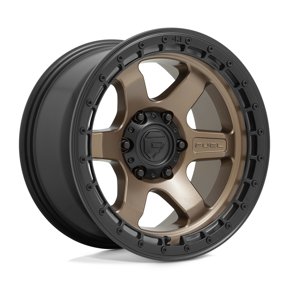 Fuel D751 BLOCK MATTE BRONZE WITH BLACK RING