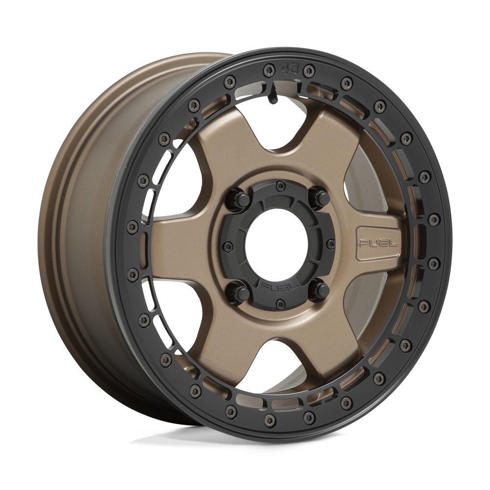 Fuel UTV D924 BLOCK BEADLOCK MATTE BRONZE WITH BLACK RING