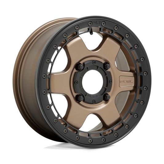 Fuel UTV D924 BLOCK BEADLOCK MATTE BRONZE WITH BLACK RING