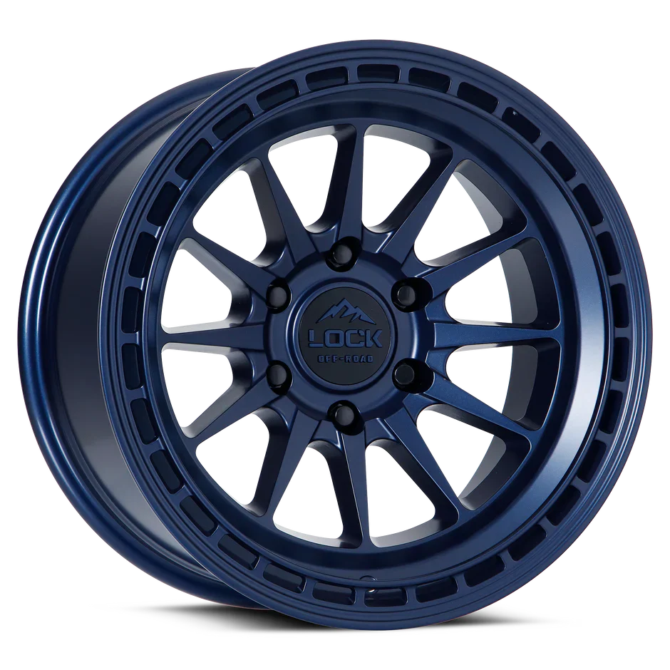 LOCK OFF-ROAD BAJA WHEELS MATTE BLUE