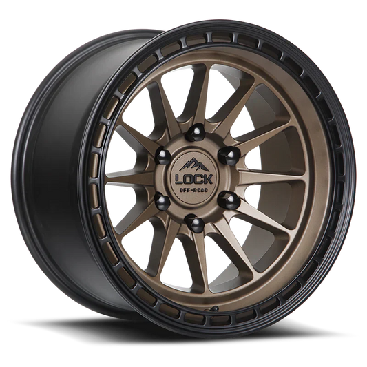 LOCK OFF-ROAD BAJA WHEELS BRONZE W/BLACK RING