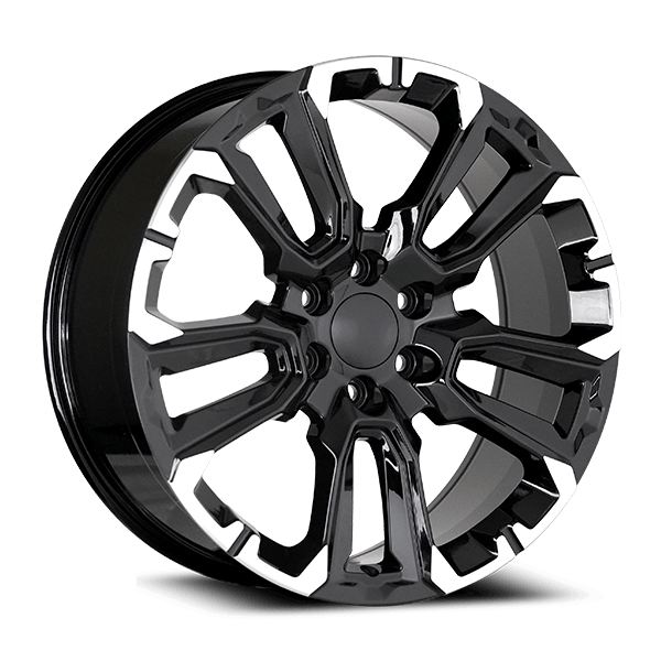 OE CONCEPT 21/2022 SILVERADO   REPLICA WHEEL BLACK MACHINE