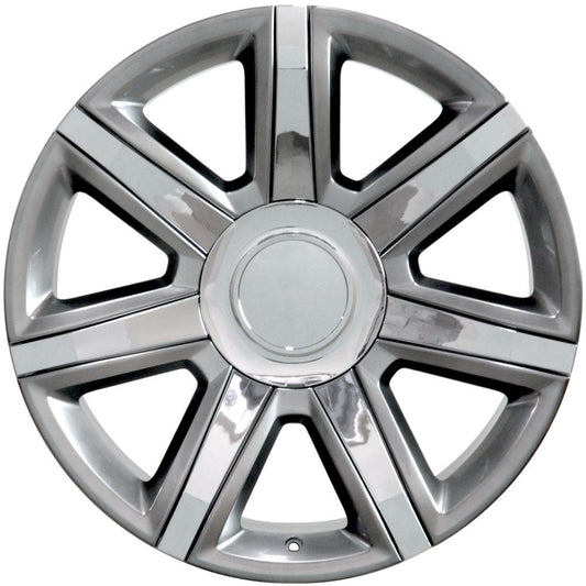OE WHEELS CA87 22x9 6X139.7 31 HYPER SILVER