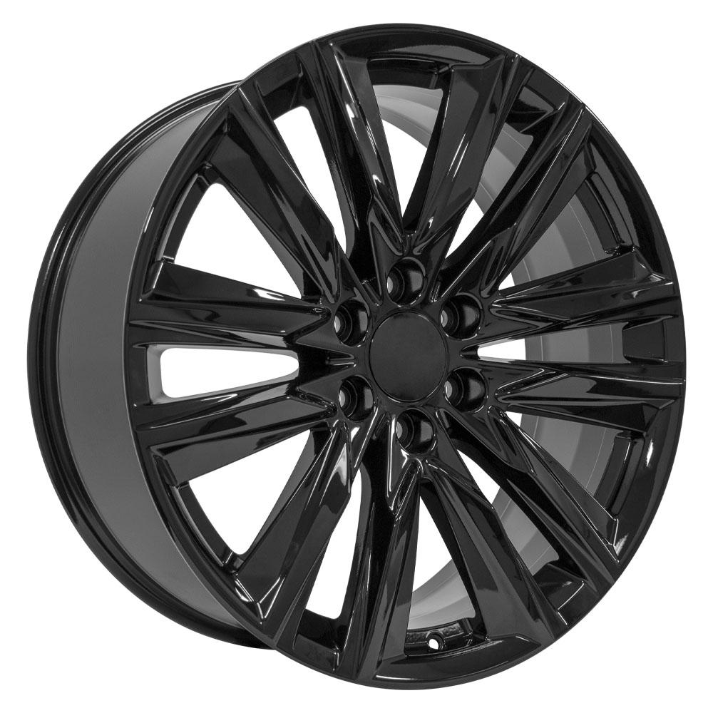 OE WHEELS CA91 22x9 6X139.7 28 GLOSS BLACK