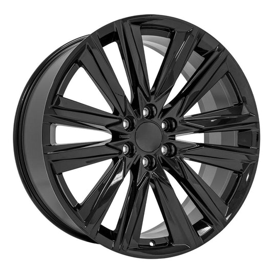 OE WHEELS CA91 24x10 6X139.7 28 GLOSS BLACK