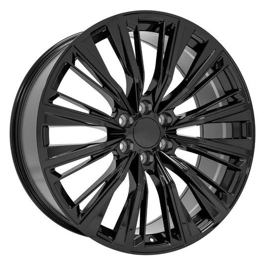 OE WHEELS CA93 24x10 6X139.7 28 GLOSS BLACK