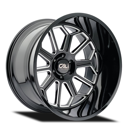 CALI OFF-ROAD AUBURN GLOSS BLACK MILLED