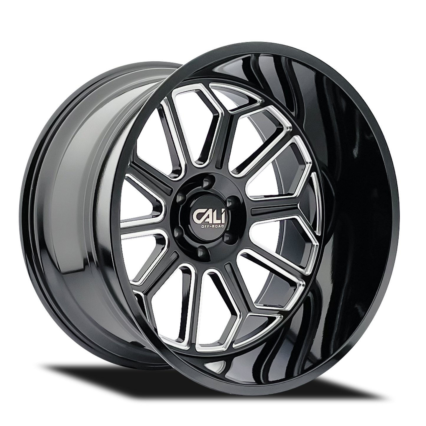 CALI OFF-ROAD AUBURN GLOSS BLACK MILLED