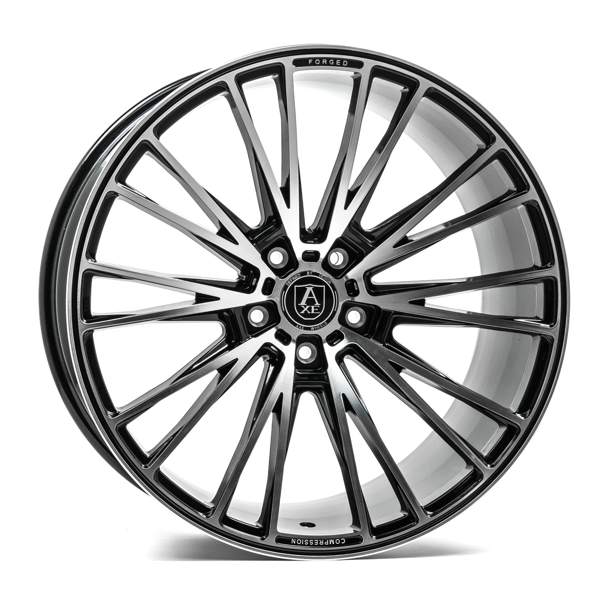 Axe CF2 Custom Wheel Black and Polished Face