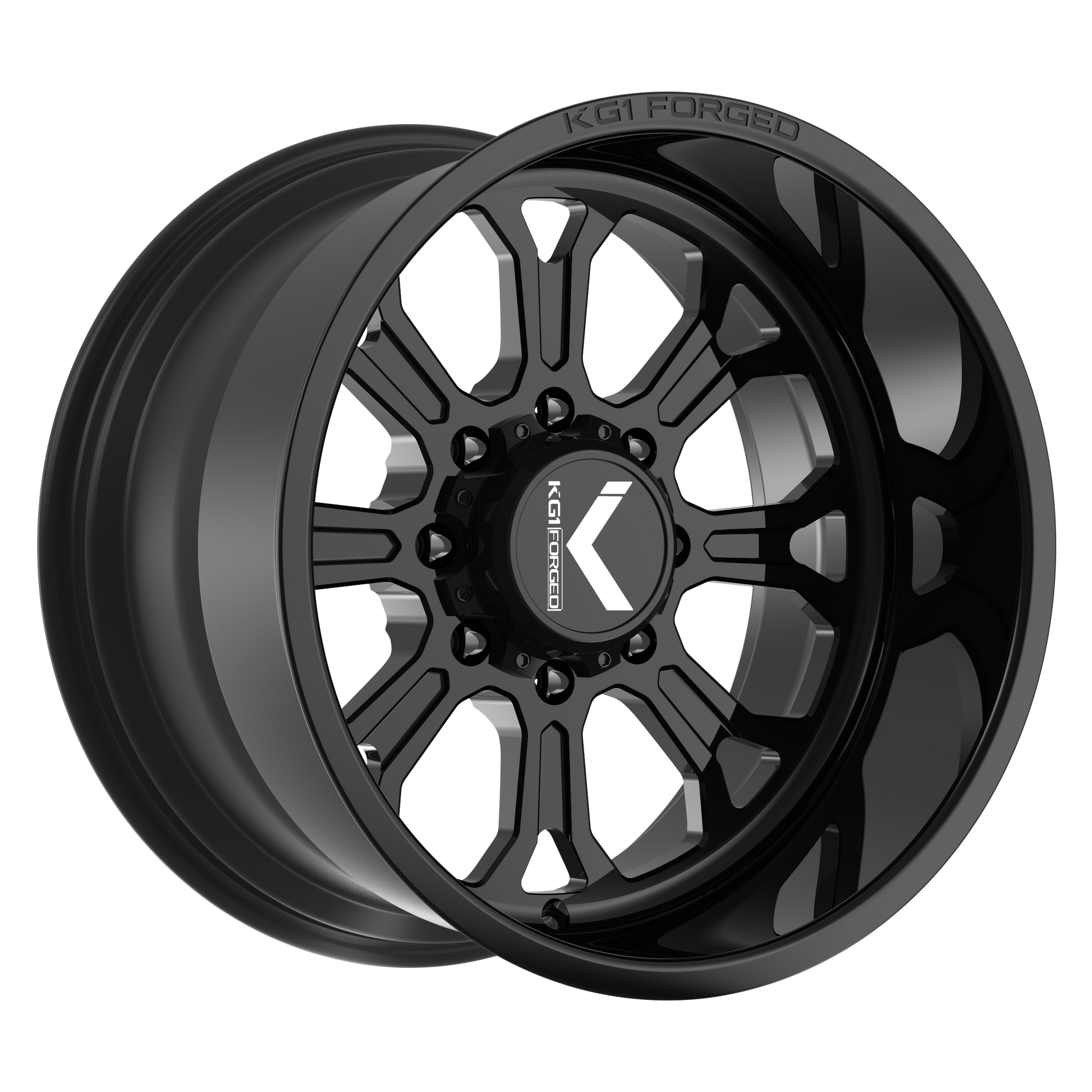 KG1 CHECKMATE CUSTOM WHEEL GLOSS BLACK