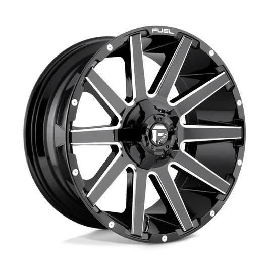 Fuel D615 CONTRA GLOSS BLACK MILLED
