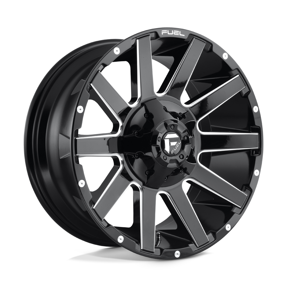 Fuel D615 CONTRA GLOSS BLACK MILLED