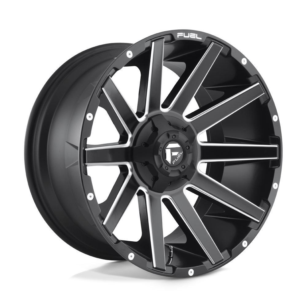 Fuel D616 CONTRA MATTE BLACK MILLED