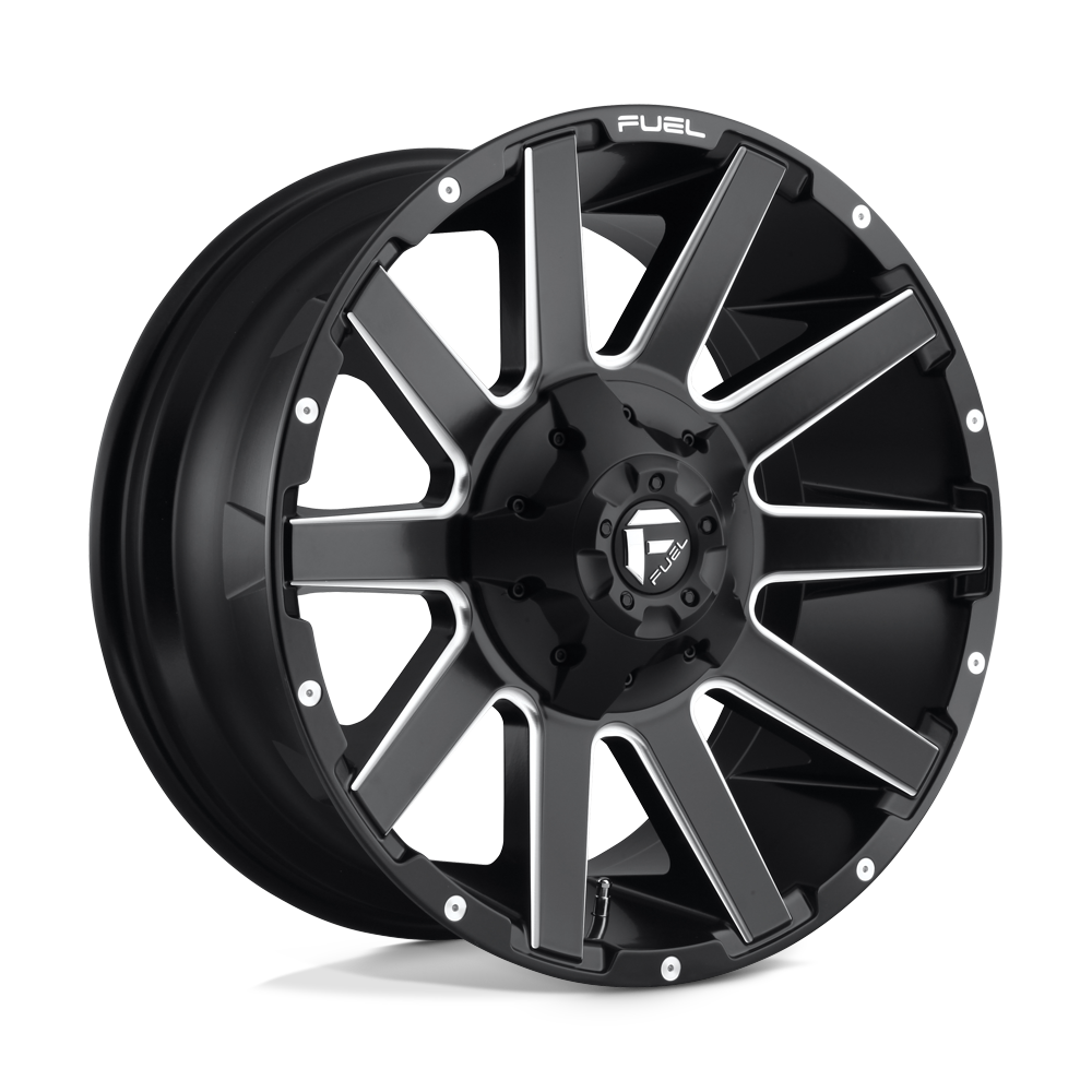 Fuel D616 CONTRA MATTE BLACK MILLED