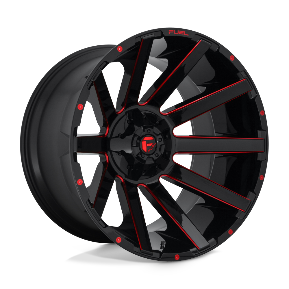 Fuel D643 CONTRA GLOSS BLACK RED TINTED CLEAR