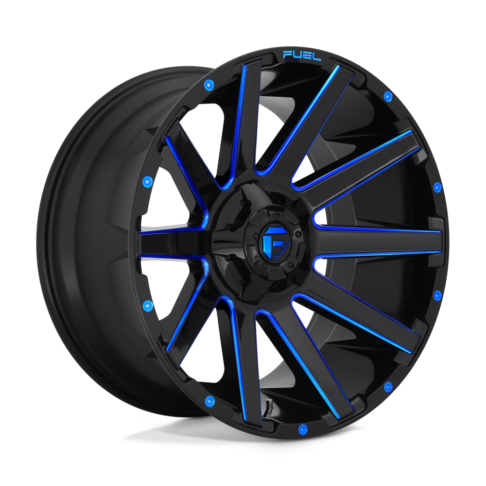 Fuel D644 CONTRA GLOSS BLACK BLUE TINTED CLEAR