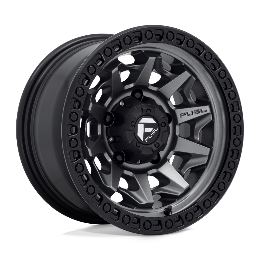 Fuel D716 COVERT MATTE GUN METAL BLACK BEAD RING