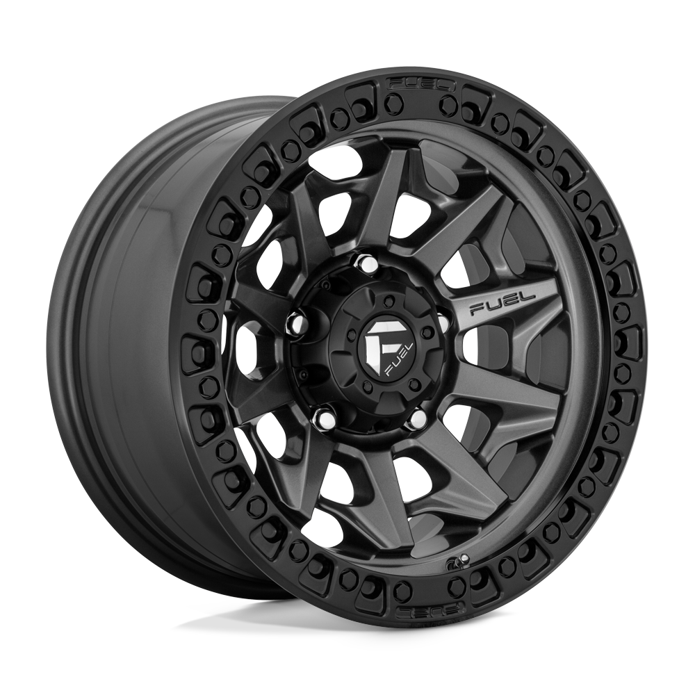 Fuel D716 COVERT MATTE GUN METAL BLACK BEAD RING