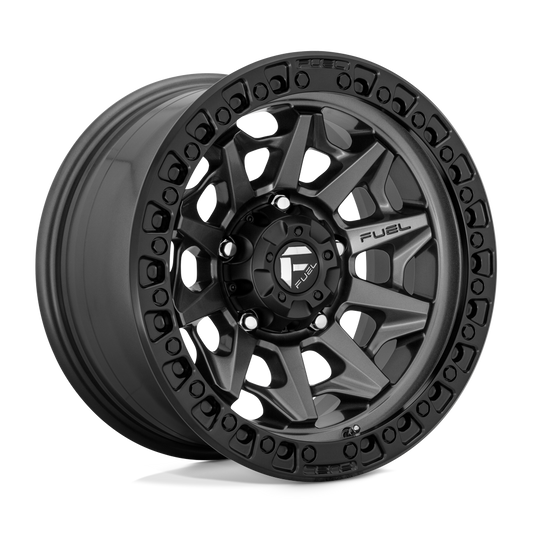 Fuel D716 COVERT MATTE GUN METAL BLACK BEAD RING