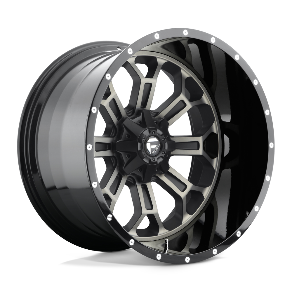 Fuel D561 CRUSH GLOSS MACHINED DOUBLE DARK TINT